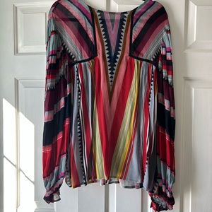 Large Bl_nk Blank Miranda Peasant Blouse